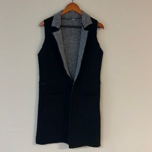 Anthropologie long sweater Vest